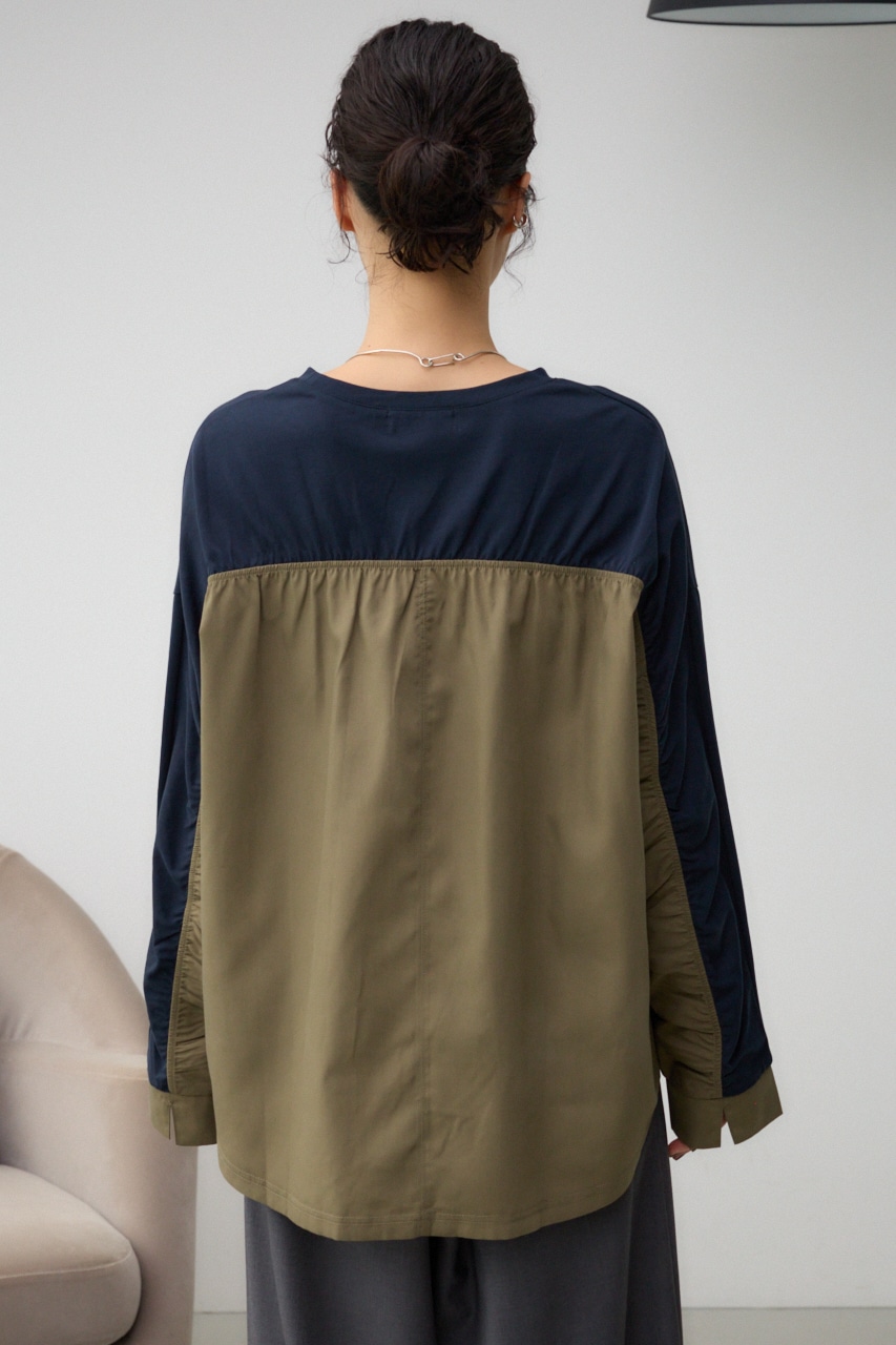 フハクキリカエプルオーバー NVY FREE