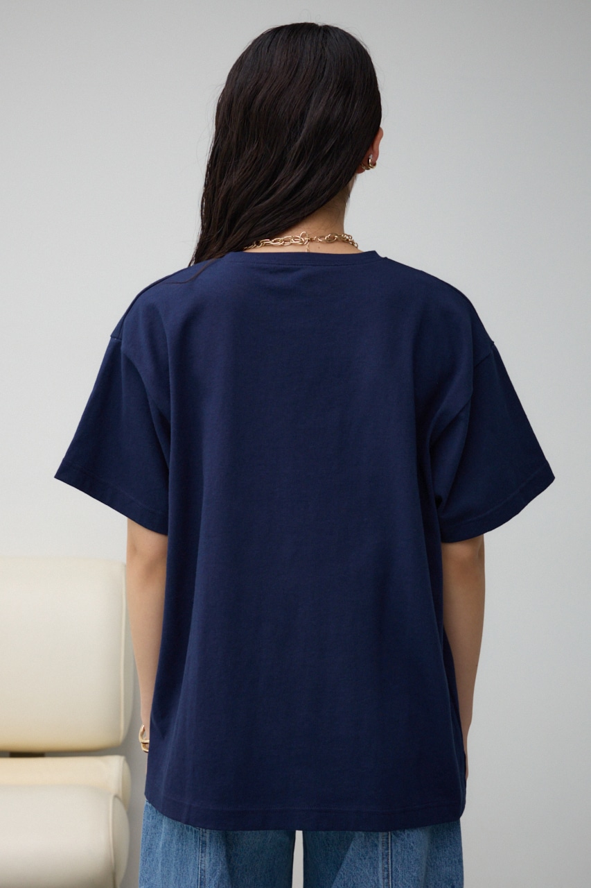 JM ロゴプリントTシャツ NVY FREE