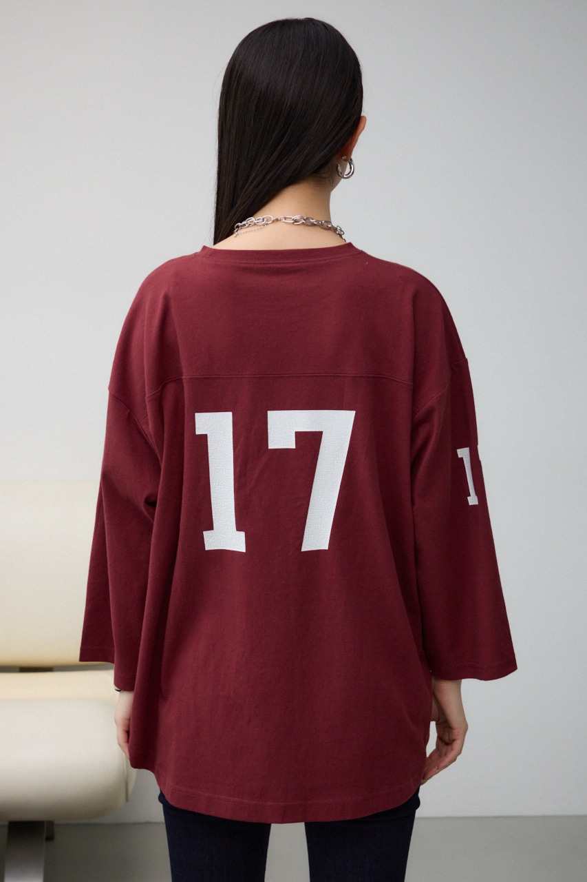 JM フットボールTシャツ D/RED FREE