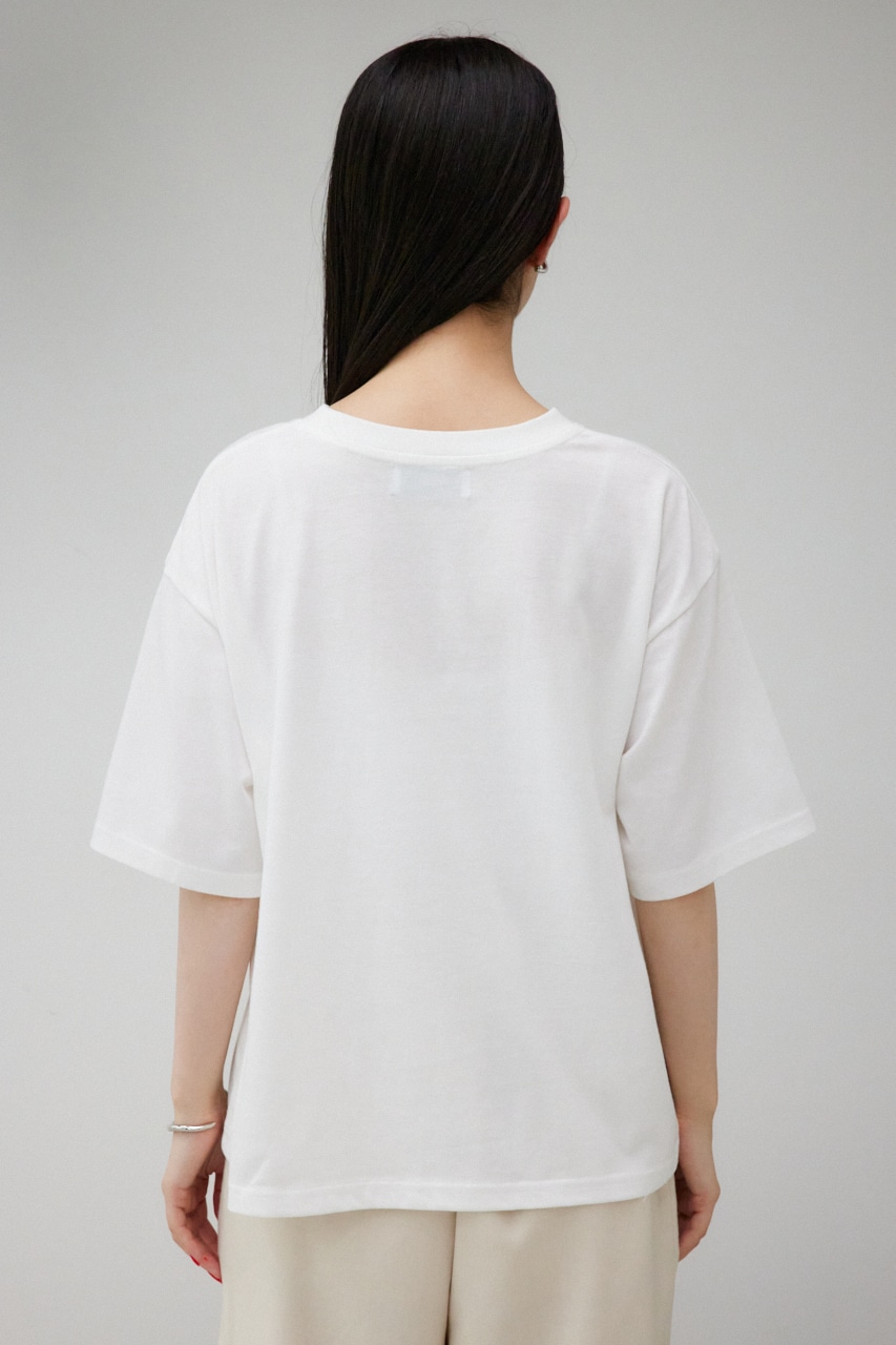 カレッジルーズTシャツ WHT FREE