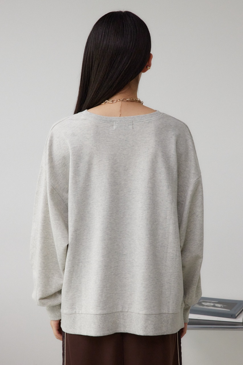 プリントウラケプルオーバー T.GRY FREE