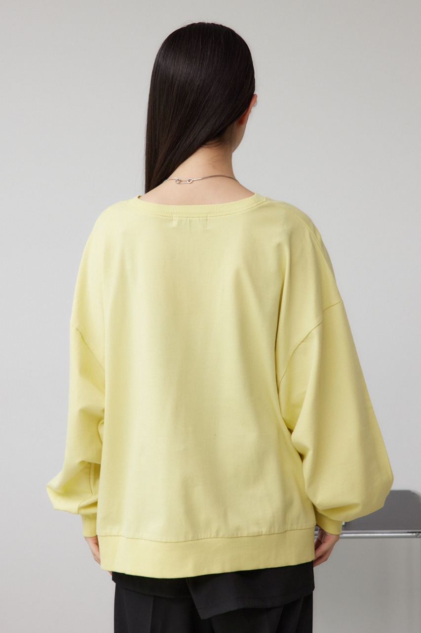 プリントウラケプルオーバー YEL FREE