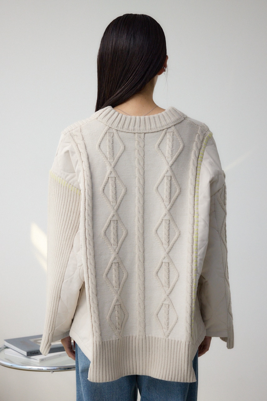 コンビネーションカーディガン IVOY FREE