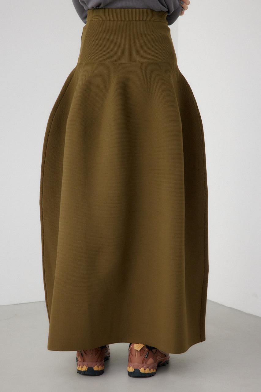 【PLUS】コクーンフォルム2WAYスカート KHA S