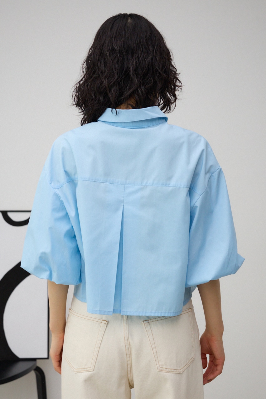 ショートオーバーシャツ L/BLU FREE