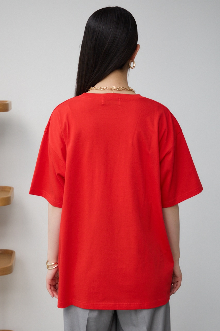 アソートロゴカラーTシャツ RED M