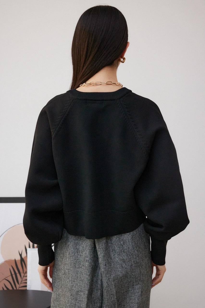 スポンディッシュカーディガン BLK M