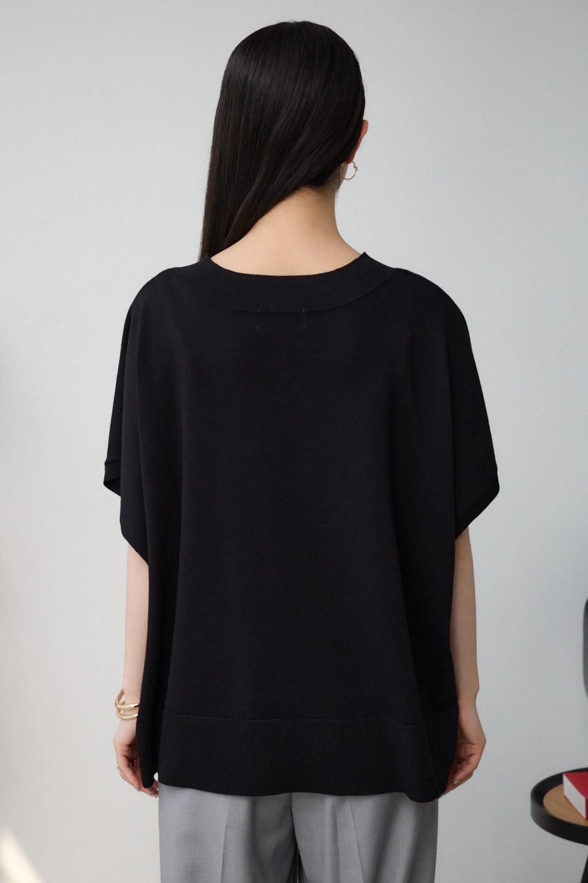 ワイドルーズニット BLK FREE