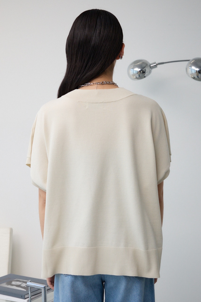 ワイドルーズニット GRY FREE