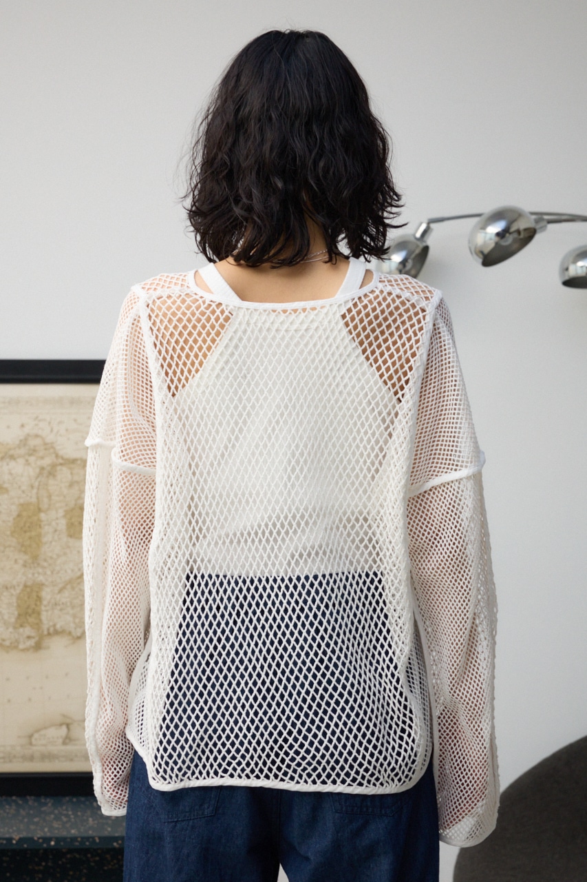 パターンメッシュプルオーバー IVOY FREE