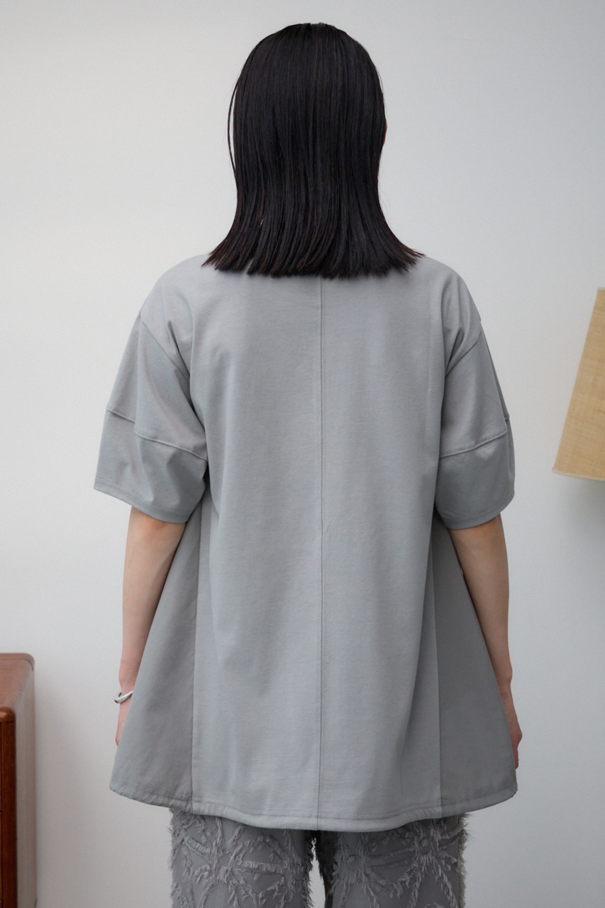 ドッキングバルーンギャザートップス GRY FREE