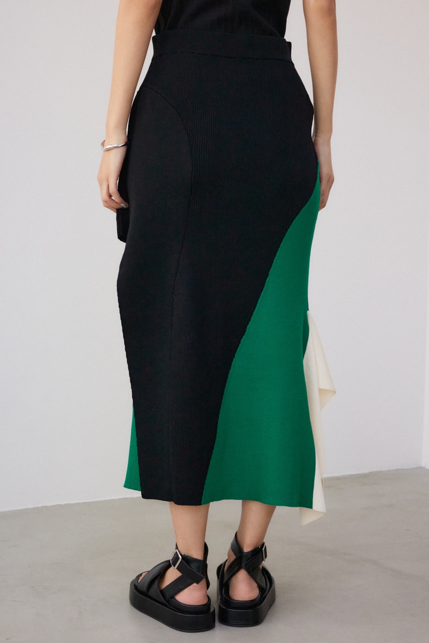 morphose スカート 婦人画報掲載】ボタニカルウォールプリントスカート(スカート