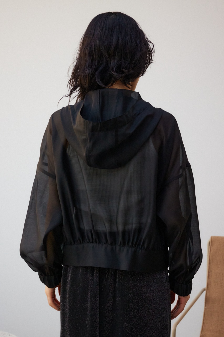 シアーフーディーブルゾン BLK FREE