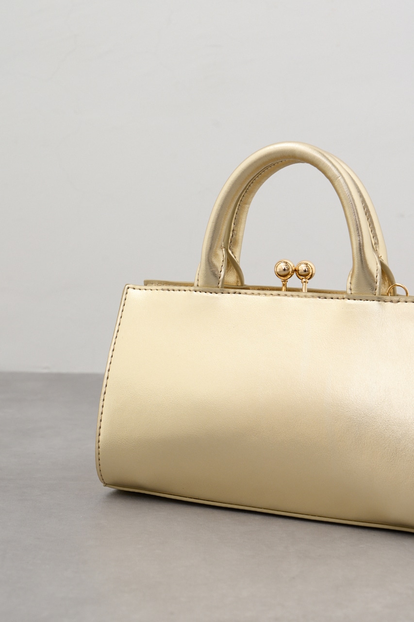 メタルフレームミニバッグ GLD FREE