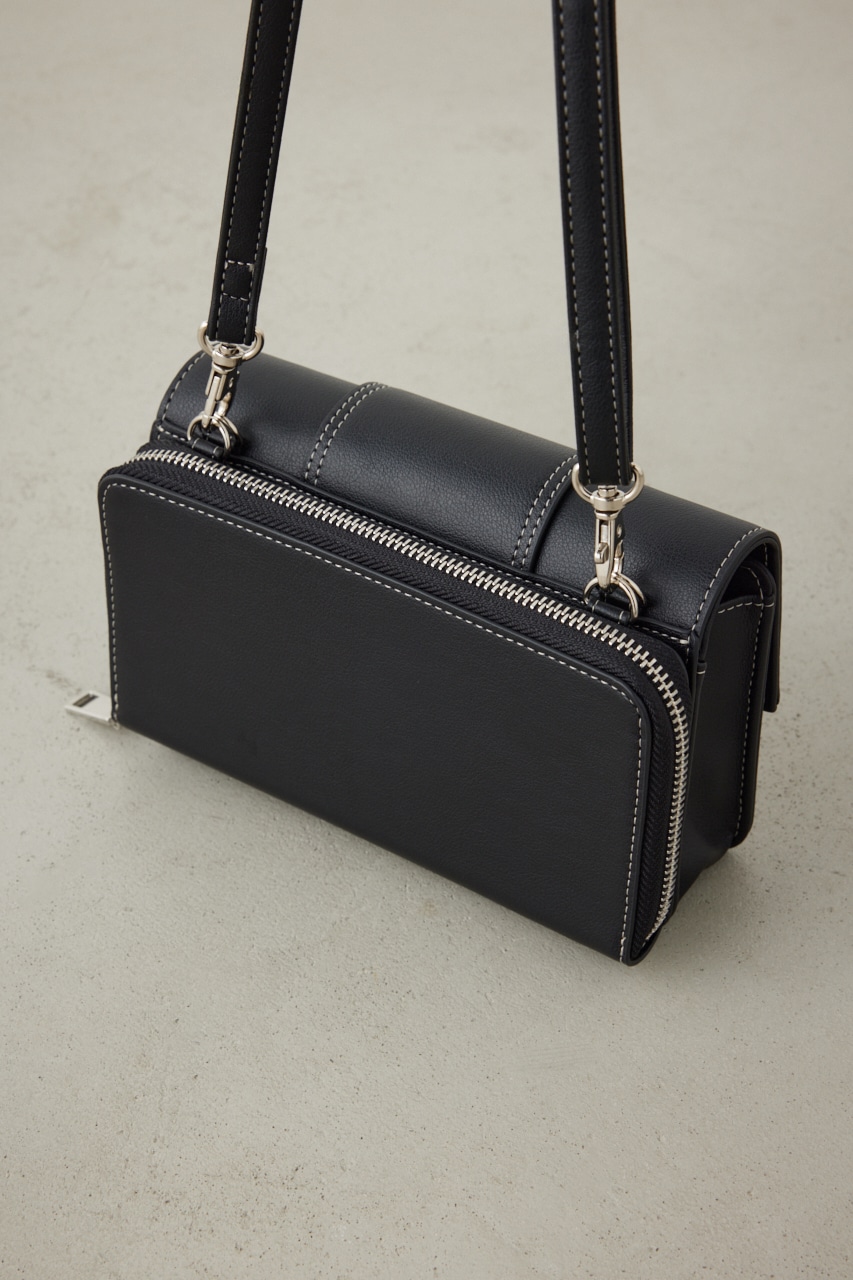 AZモチーフウォレットバッグ BLK FREE