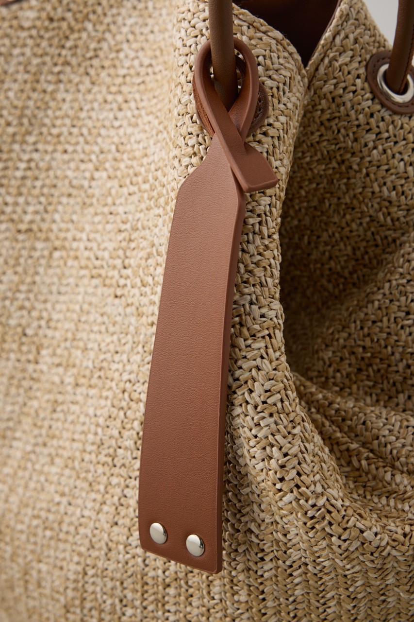 チャームセットメッシュトートバッグ BEG FREE