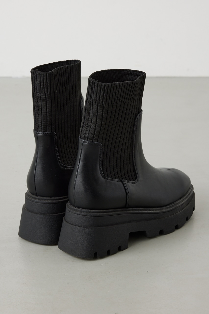トラックソールソックスブーツ BLK M