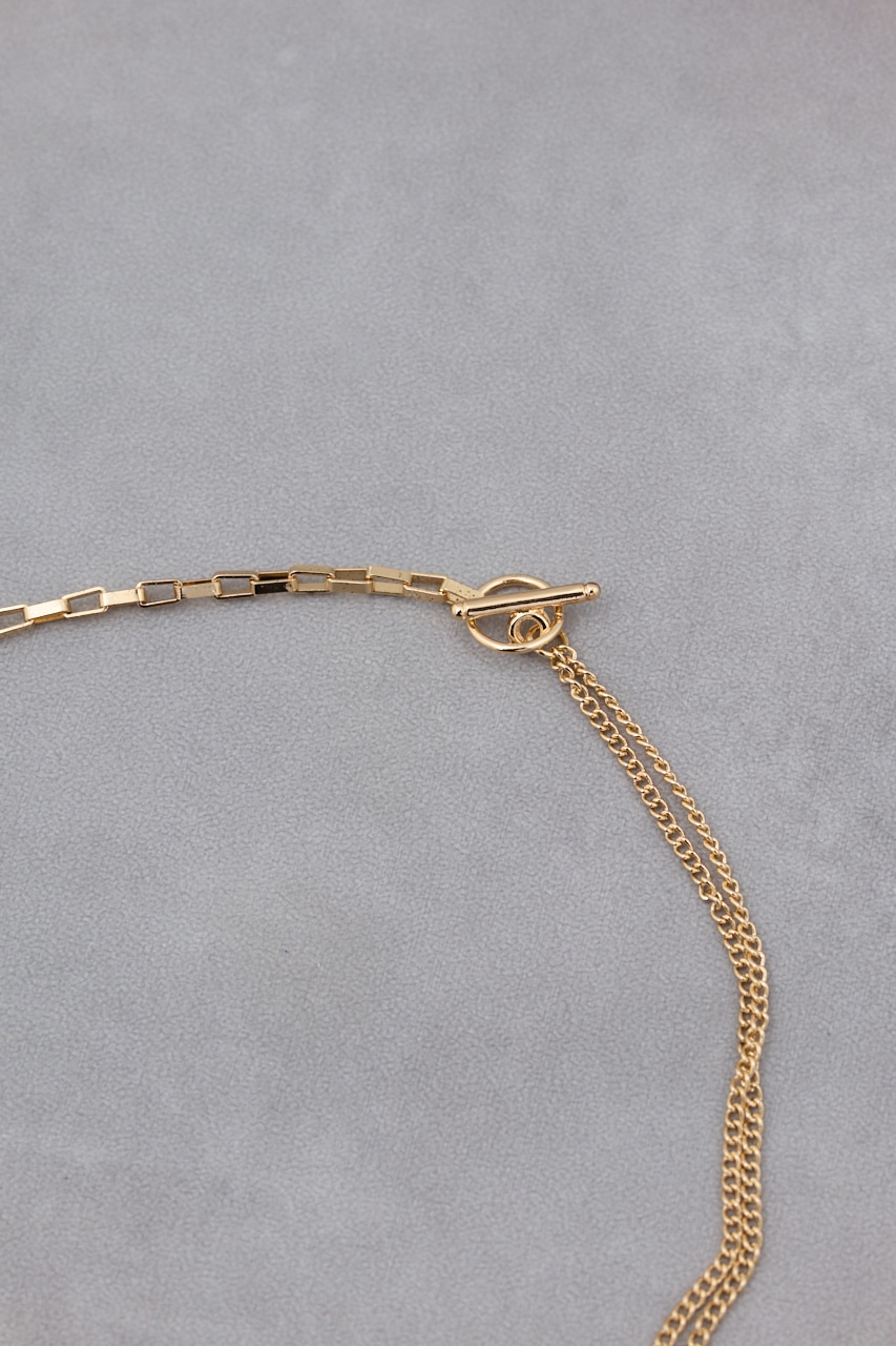 マルチチャーム2連ネックレス L/GLD FREE