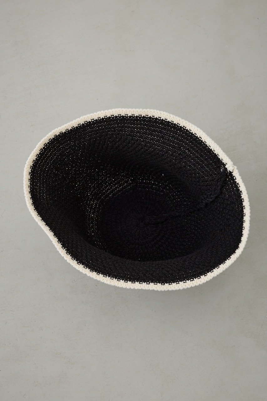 サーモ配色ハット BLK FREE