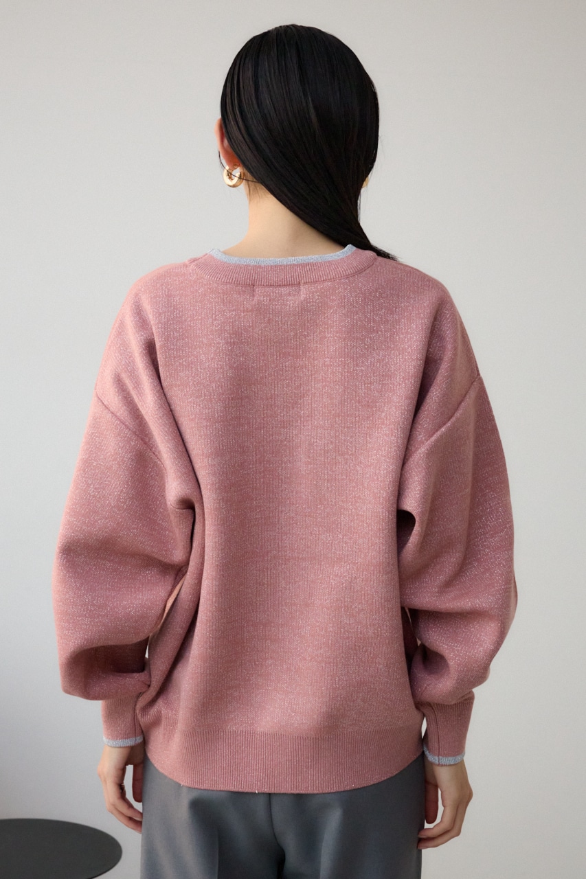 スウェットライクジャガードニット PNK FREE