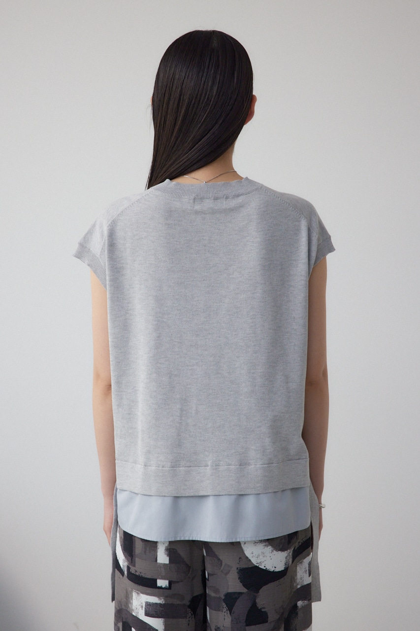 フハクキリカエデザインドルマンニット GRY FREE