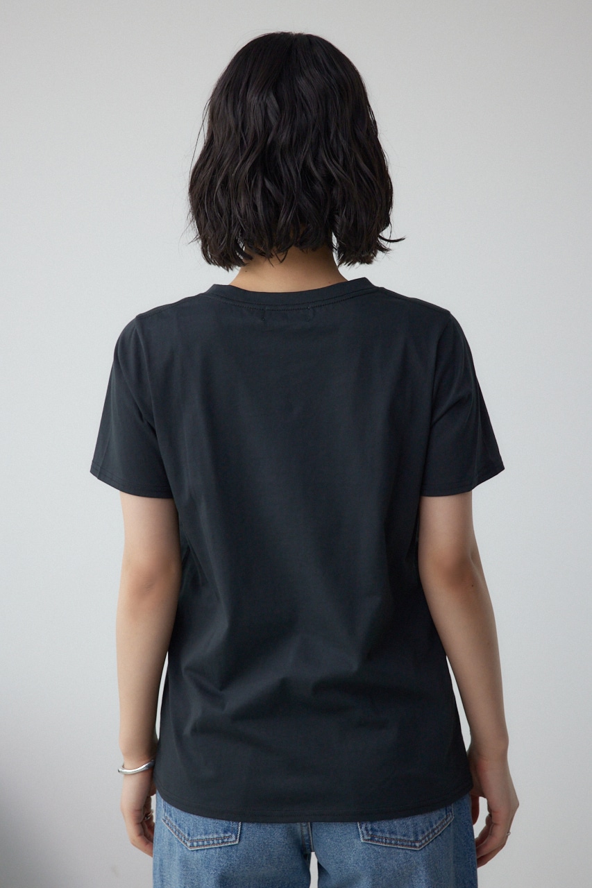 シンプルロゴTシャツ BLK FREE