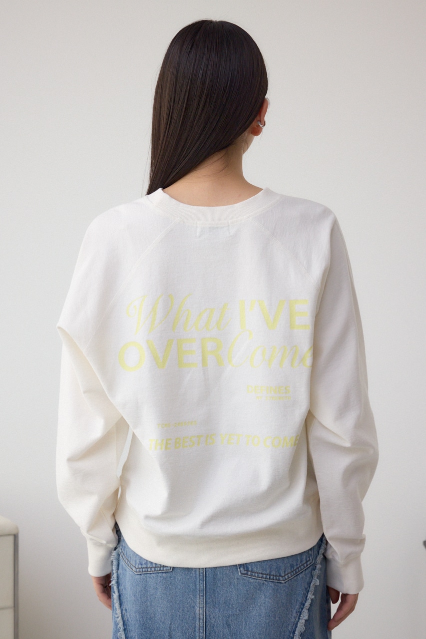 ミニウラケプリントトップス O/WHT FREE