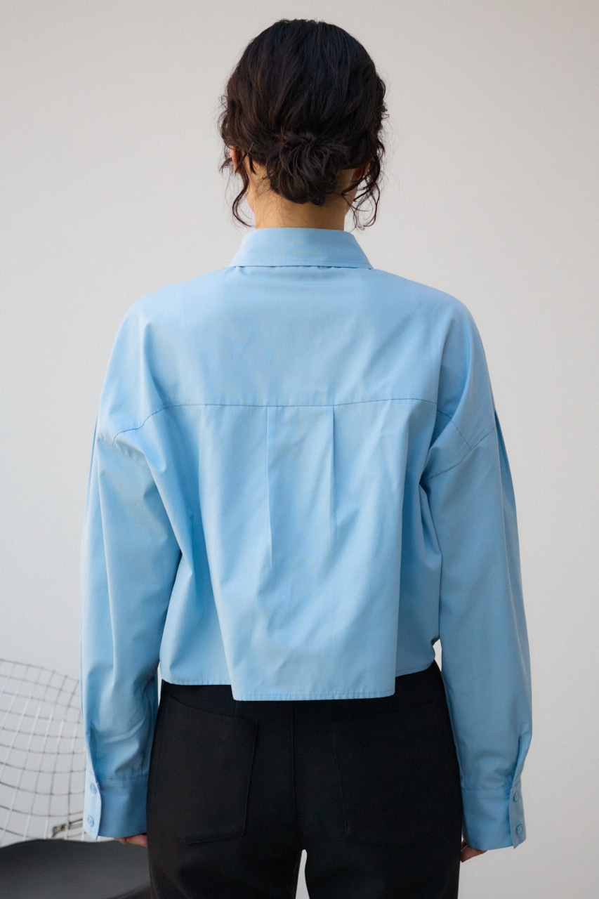 フロントギャザーシャツ SAX FREE