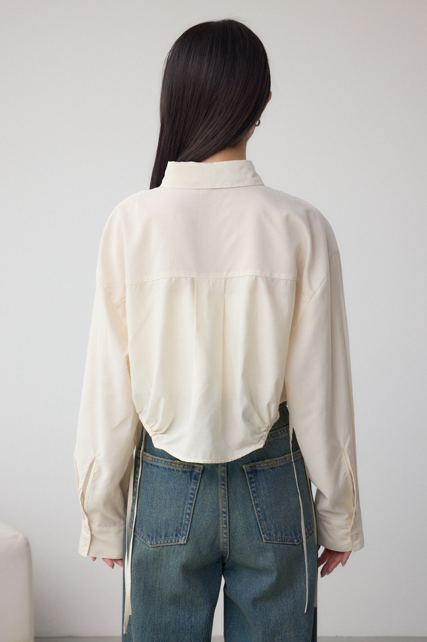 AZUL BY MOUSSY | ラウンドヘムドロストシャツ (シャツ