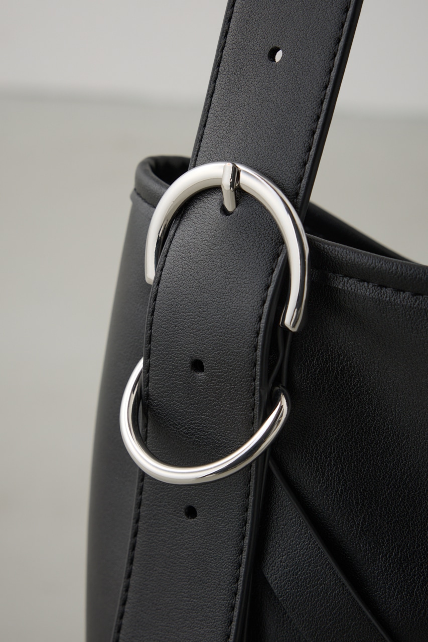 ナローベルトデザイントートバッグ BLK FREE