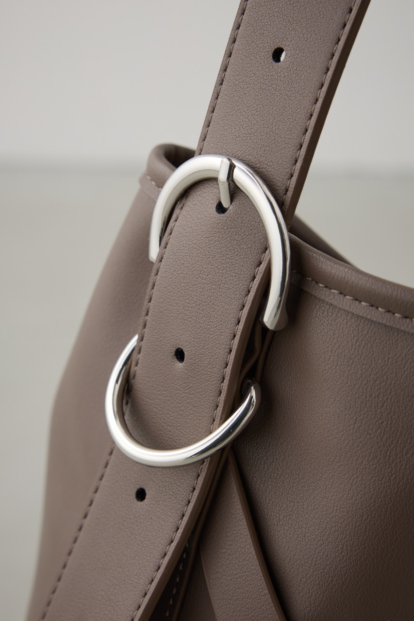 ナローベルトデザイントートバッグ BRN FREE