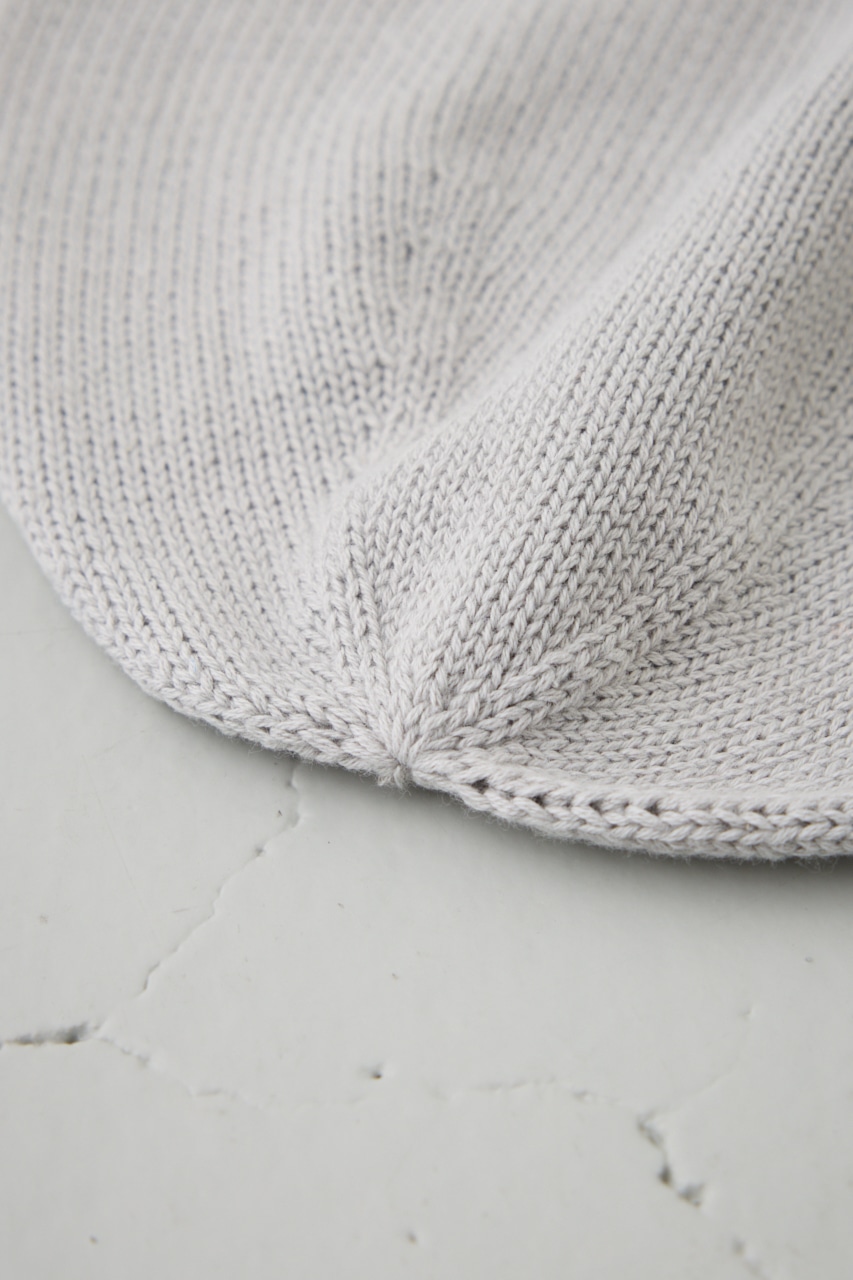 ロゴパンチングニットビーニー GRY FREE