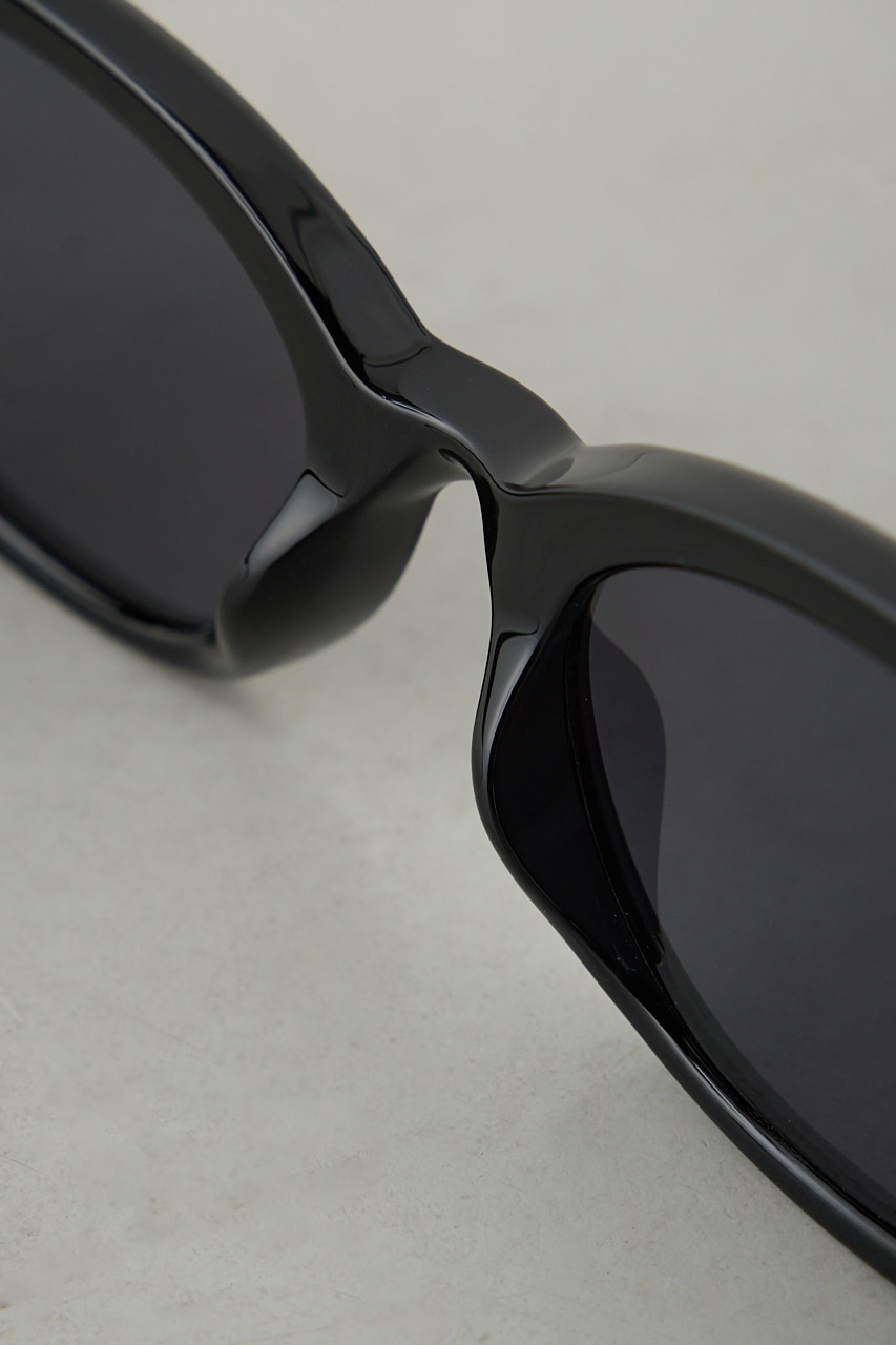 スリムオーバルアイウェア BLK FREE