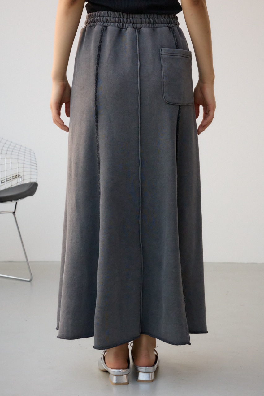 ビンテージライクウラケスカート BLK FREE