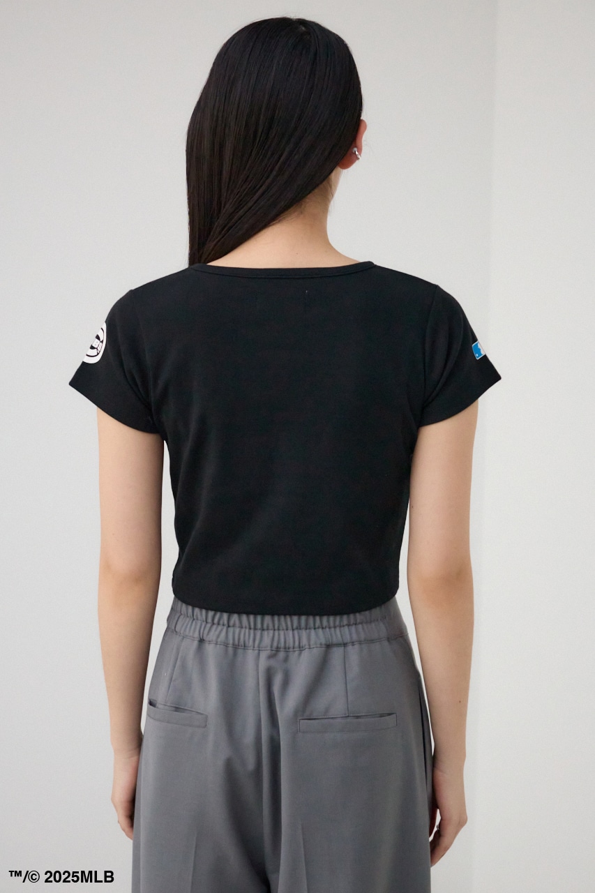 【MLB】コンパクトTEE BLK FREE