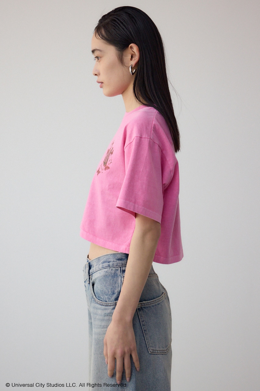 【WICKED×AZUL】ピグメントバックロゴT PNK M