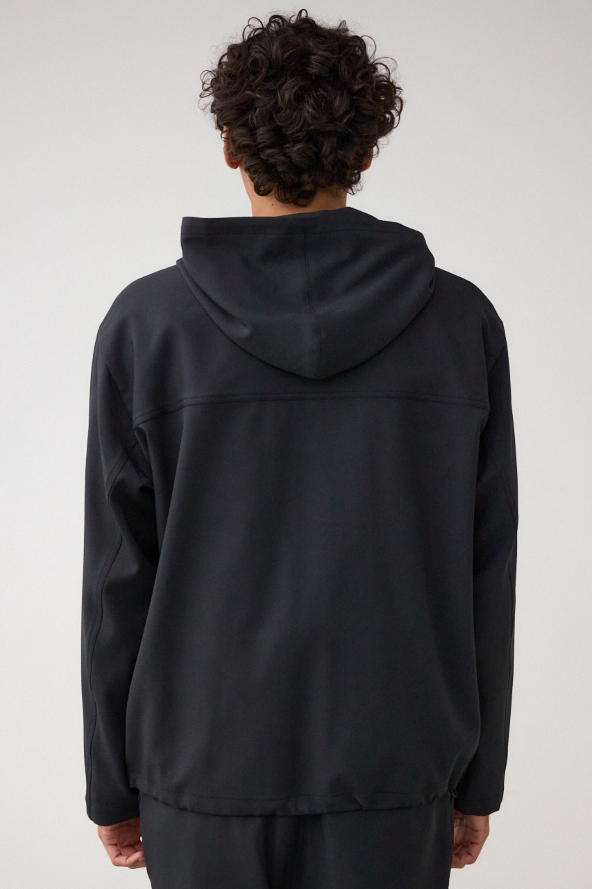 ジョーゼットフーディーブルゾン BLK FREE