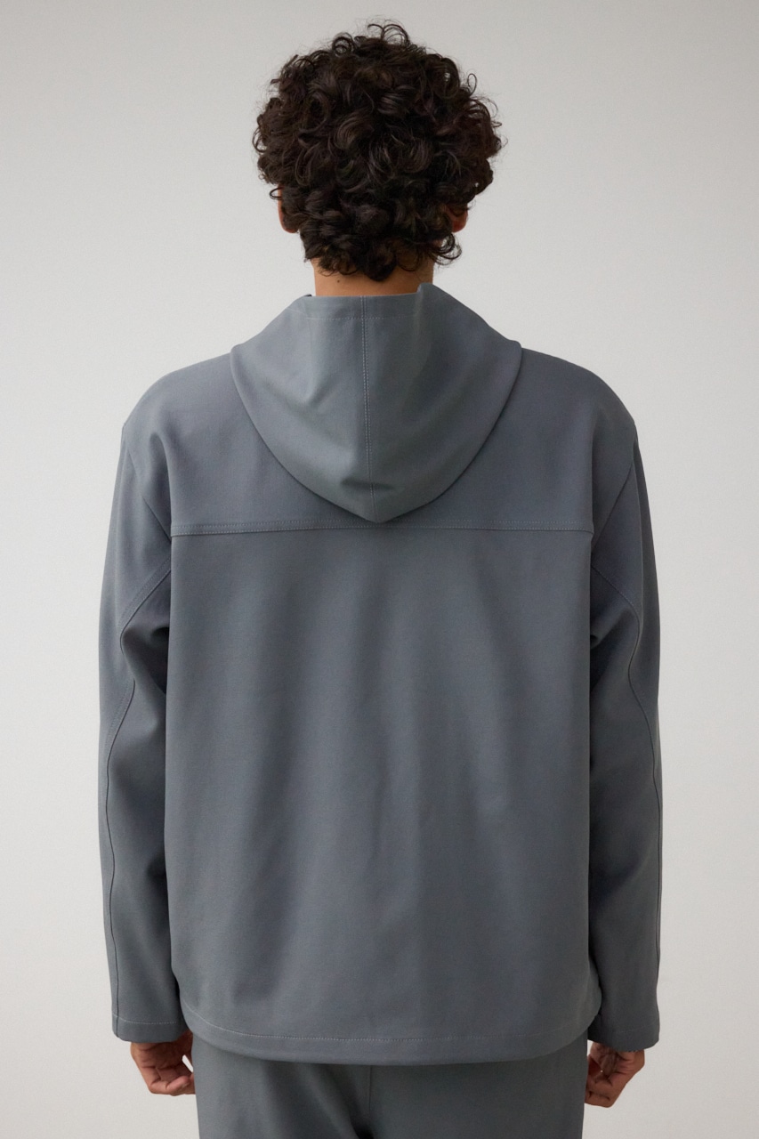 ジョーゼットフーディーブルゾン GRY FREE