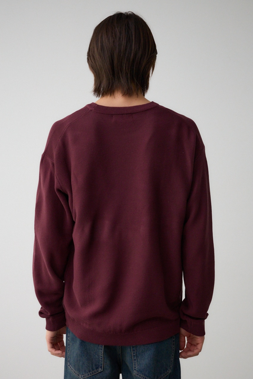 ベーシックガーターニット BRD L