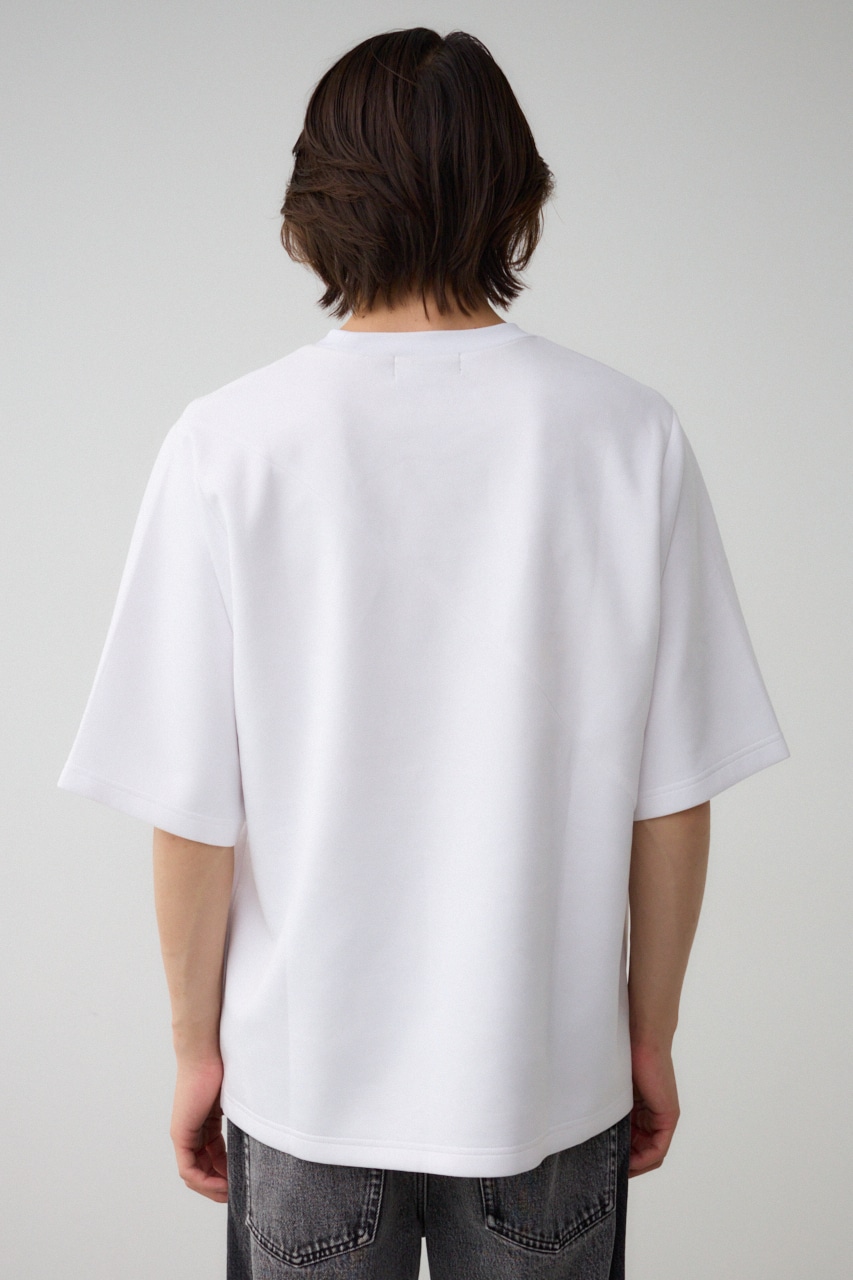 フェイクスウェード切替トップス WHT FREE