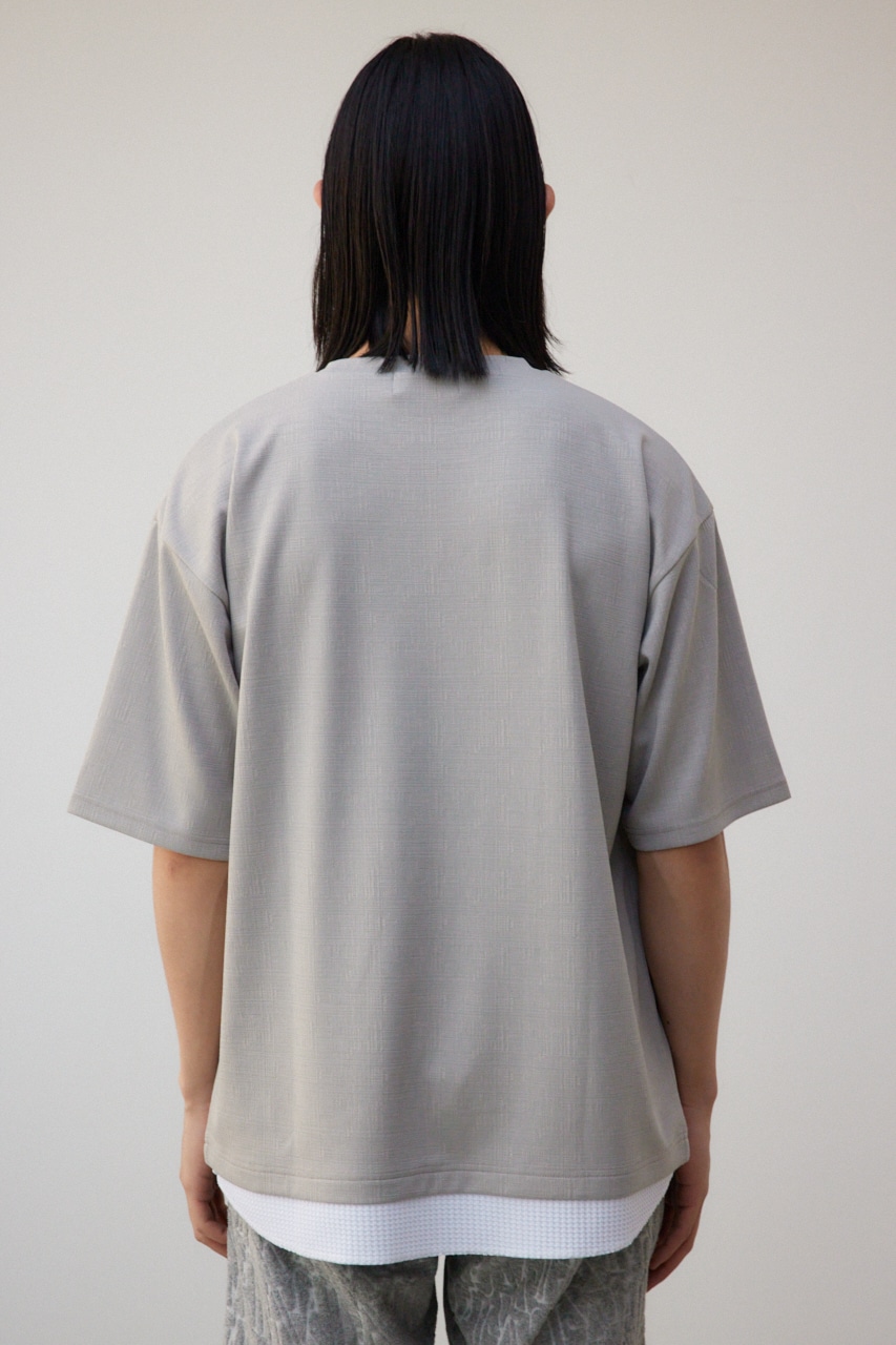 フェイクレイヤードトップス GRY FREE