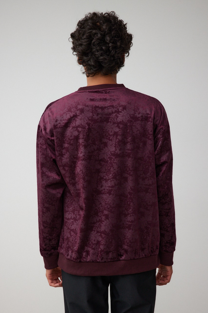 フェイクスウェードエンボスプルオーバー 柄BRD FREE