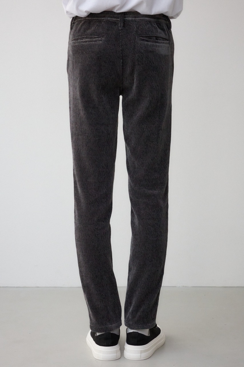 ベロアコーデュロイステイサムパンツ GRY M