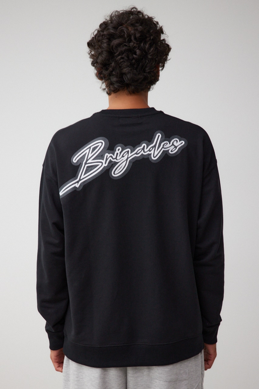 バックロゴビッグトップス BLK FREE