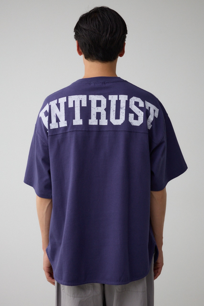 ラウンドヘムビッグTシャツ D/PUR FREE