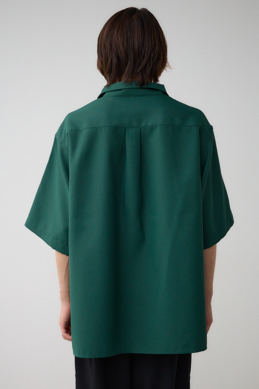 ツイルスタンドハーフジッププルオーバー D/GRN FREE