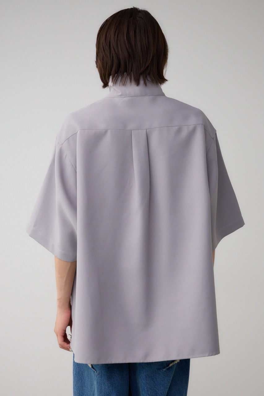 ツイルスタンドハーフジッププルオーバー GRY FREE