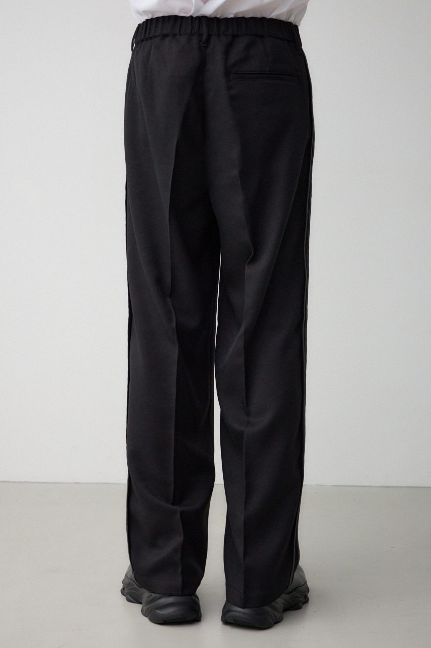 ツータックラインワイドパンツ BLK FREE