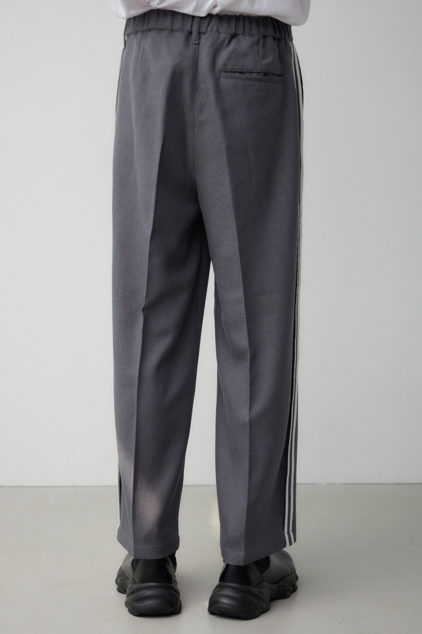 ツータックラインワイドパンツ GRY FREE