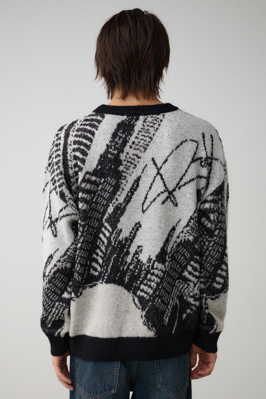 AZUL BY MOUSSY | ビッグシテイージャガードニット (ニット